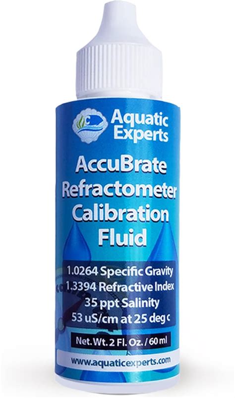 refractometer calibration fluid amazon|calibration material for refractometer.